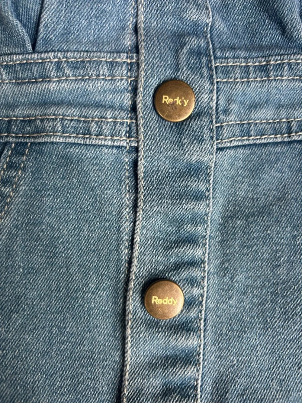 New Reddy denim dog dress M
